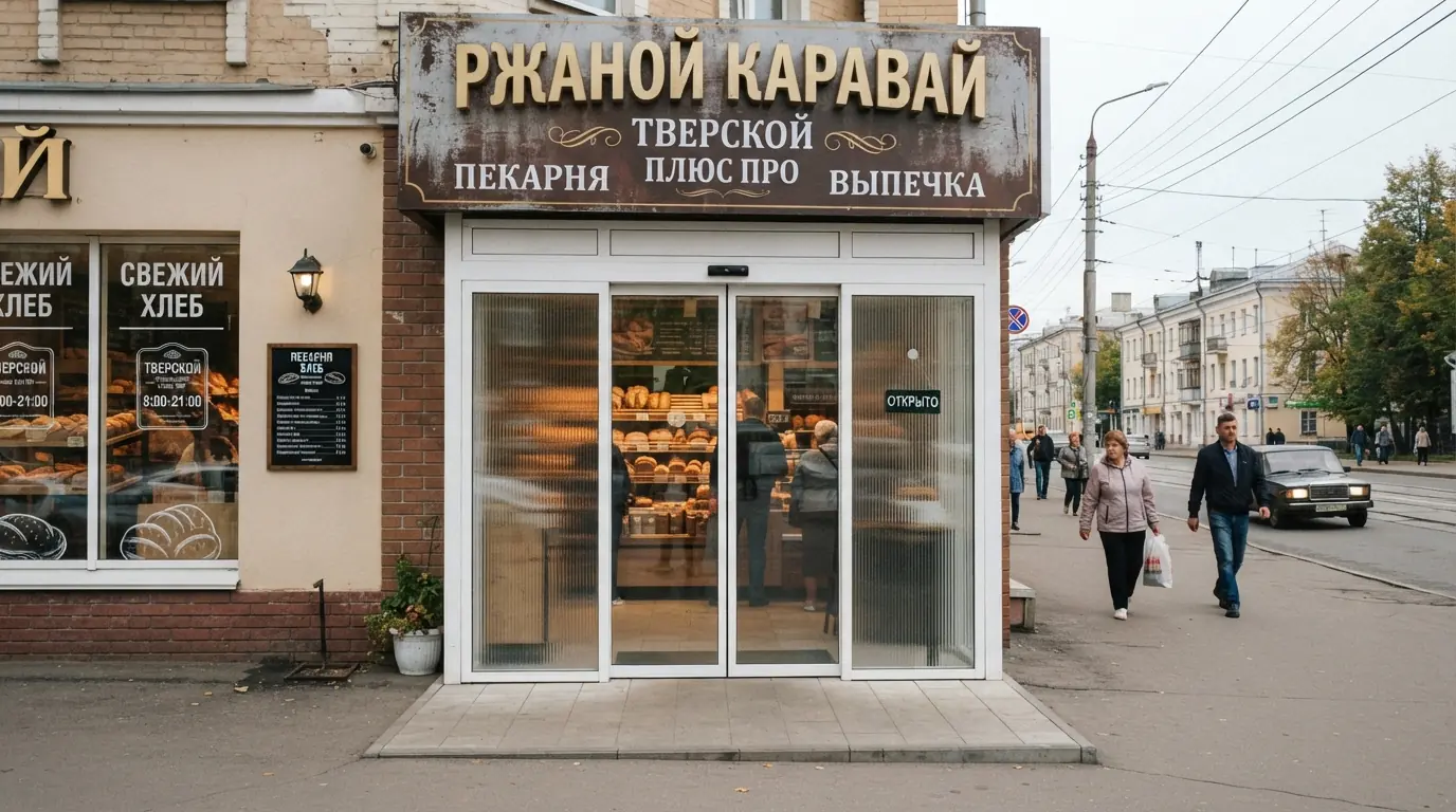 Стеклянная входная дверь — Dverig